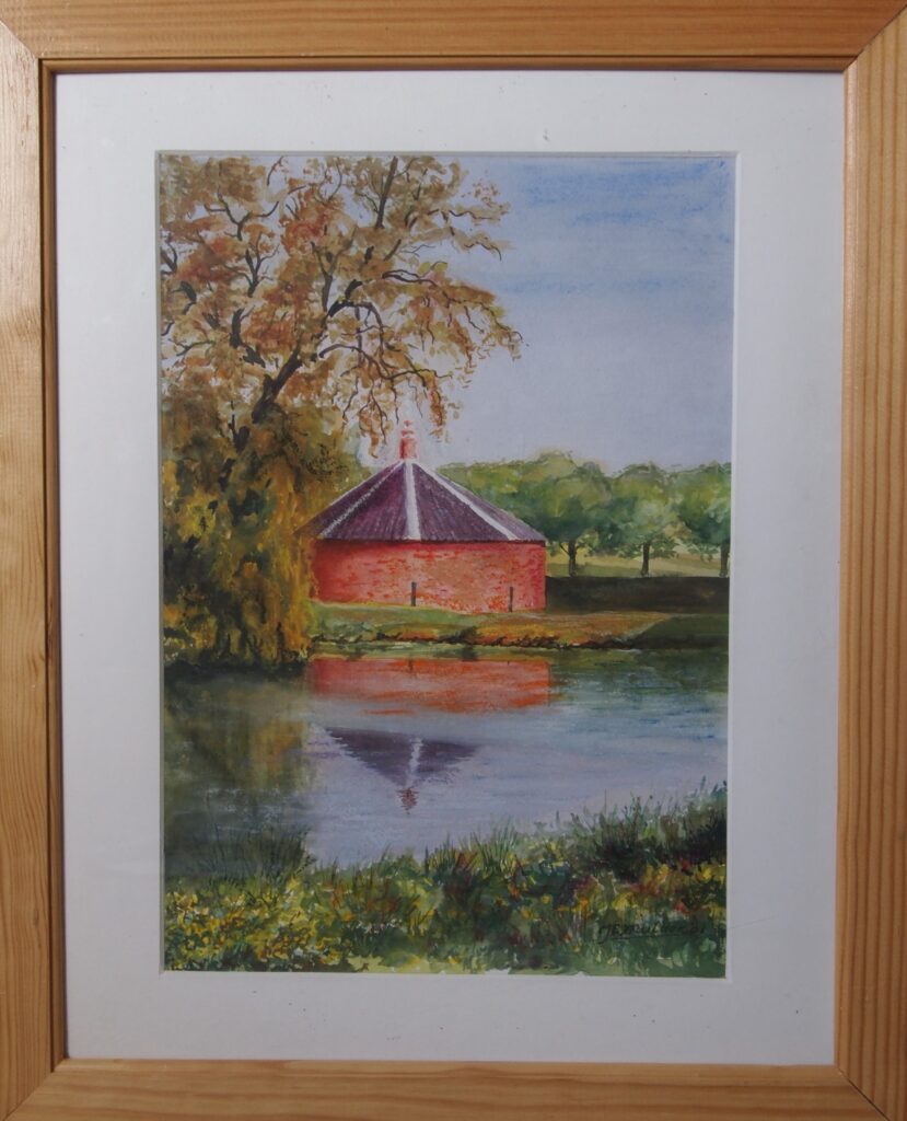 175 Donjon-Ewsum, aquarel 2001 (28x40)
